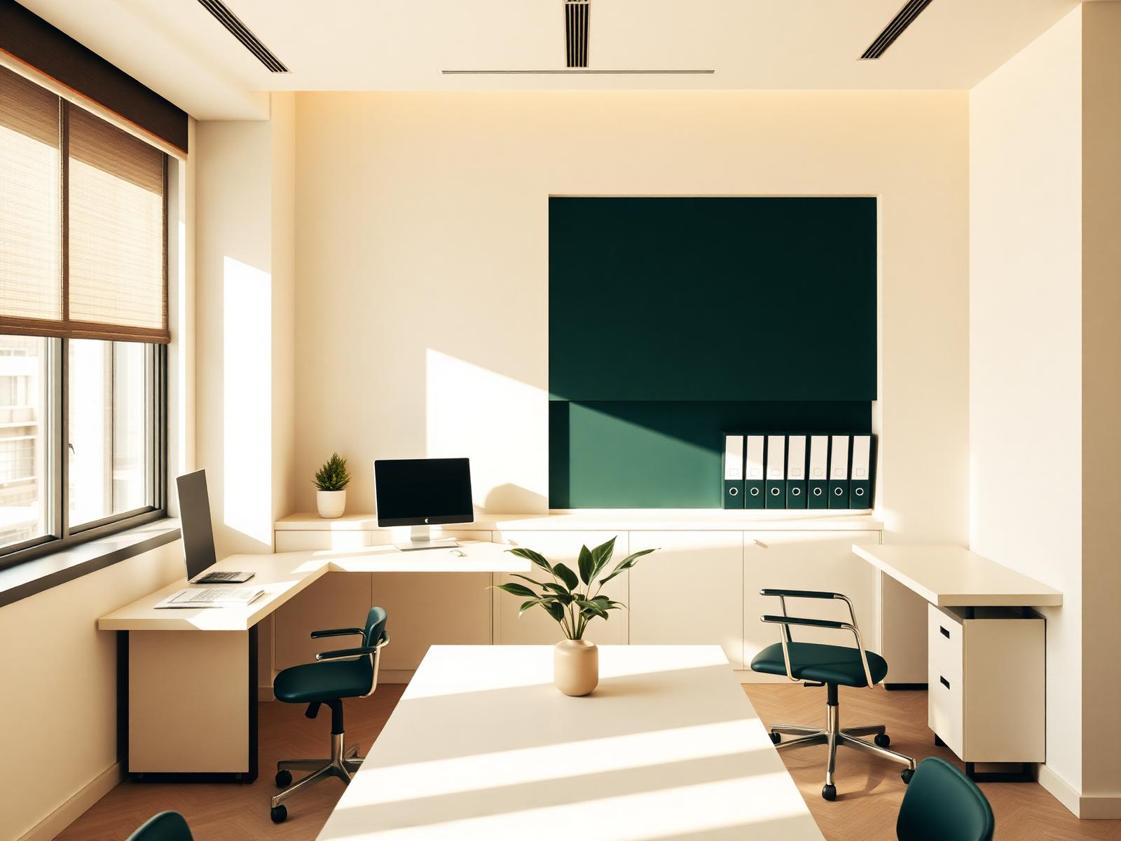 Modern accounting office